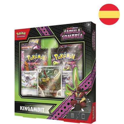 Blister juego cartas coleccionables Kingambit Fabula Sombria Pokemon espanol