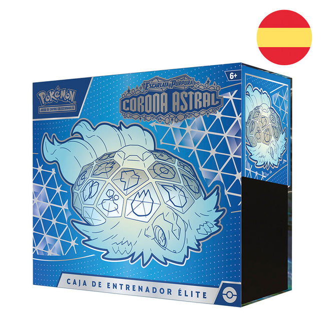 Estuche Entrenador Elite Corona Astral Escarlata Purpura Pokemon espanol