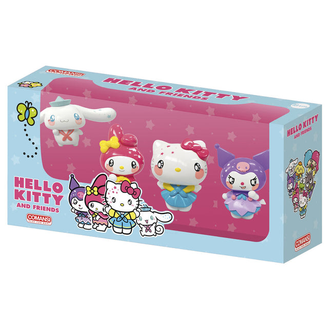 Blister 4 figuras Hello Kitty Friends