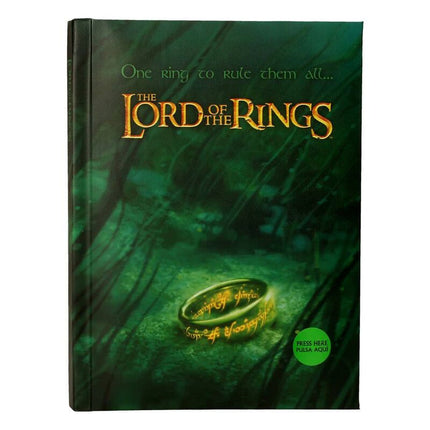 Cuaderno A5 One Ring To Rule Them All El Senor de los Anillos con luz
