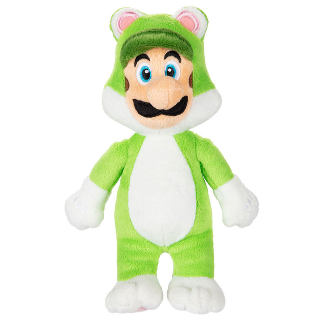 Peluche Luigi Felino Super Mario Nintendo 18cm