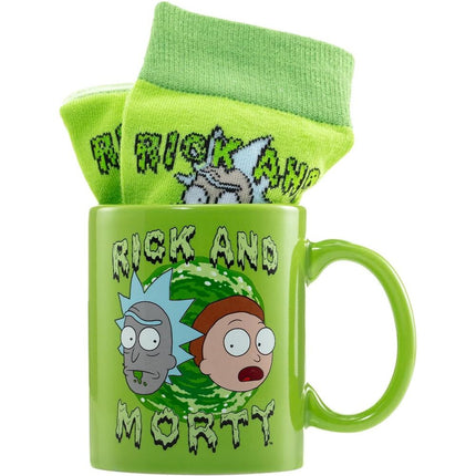 Set Taza y Calcetines Rick 38 Morty
