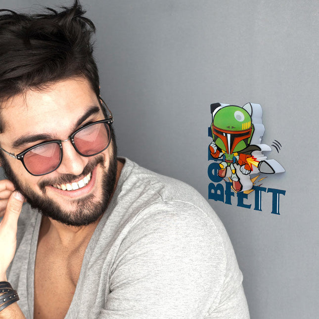 Lampara 3D Light FX mini Boba Fett Star Wars