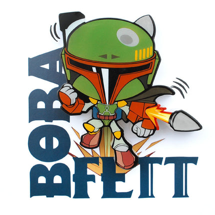 Lampara 3D Light FX mini Boba Fett Star Wars