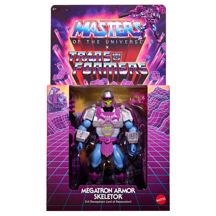 Figura Armor Skeletor Megatron Transformers Masters of the Universe 14cm