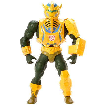 Figura Man At Arms Bumblebee Transformers Masters of the Universe 14cm