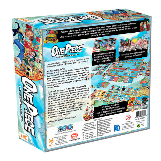 Juego de mesa Isla de Aventuras One Piece espanol