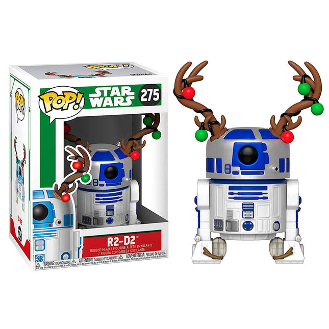 Figura POP Star Wars Holiday R2 D2 with Antlers