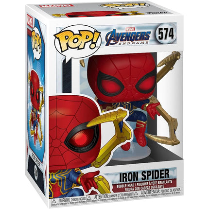 Figura POP Marvel Vengadores Endgame Iron Spider with Nano Gauntlet