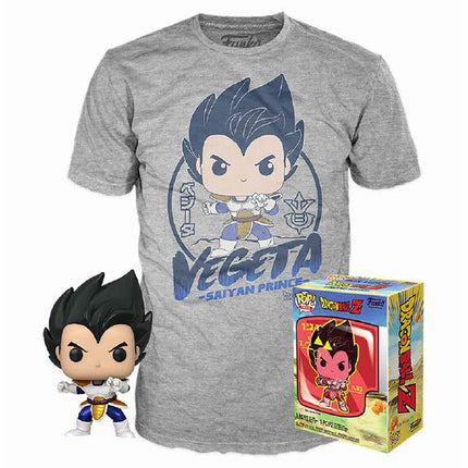 Set figura POP Tee Dragon Ball Z Vegeta