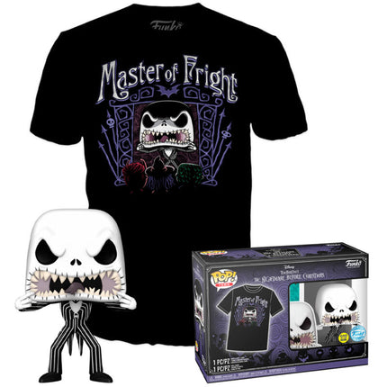 Set figura POP Tee Disney Pesadilla Antes de Navidad Jack Skellington Exclusive