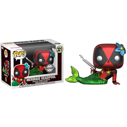 Set figura POP Tee Marvel Deadpool Mermaid Exclusive