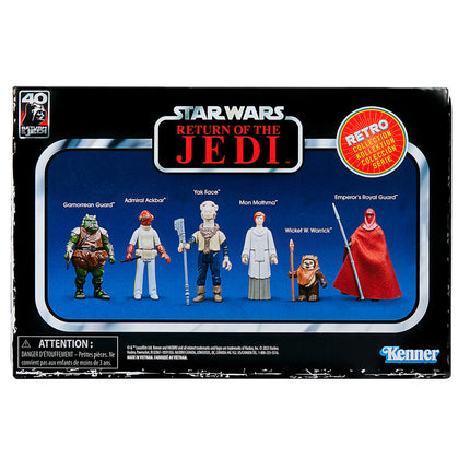Set 6 figuras coleccion Retro Star Wars El Retorno del Jedi 95cm surtido