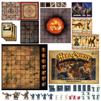 Expansion juego mesa La Horda del Ogro Heroquest espanol