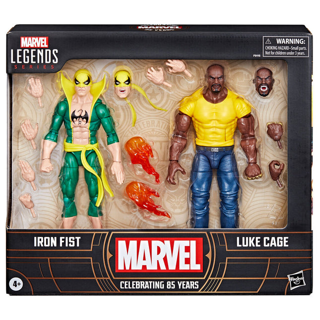 Blister figuras Iron Fist Luke Cage Celebrating 65 Years Marvel 15cm