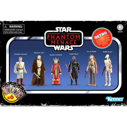 Set figuras Phantom Menace Star Wars 95cm