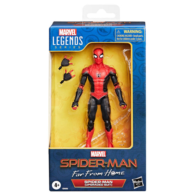 Figura Spider Man Upgraded Suit Spider Man Lejos de casa Marvel Legends Series 15cm