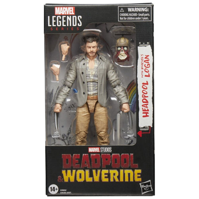 Figura Headpool with Marvels Logan Deadpool Wolverine Marvel Legends Series 15cm