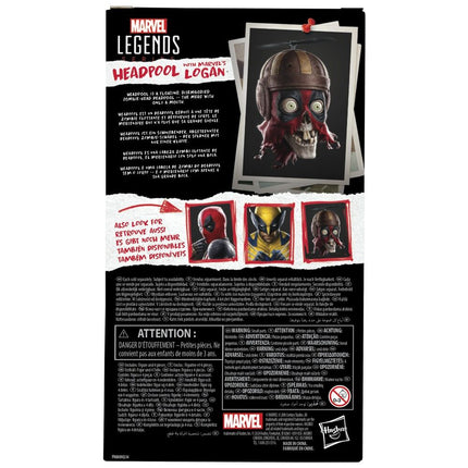 Figura Headpool with Marvels Logan Deadpool Wolverine Marvel Legends Series 15cm