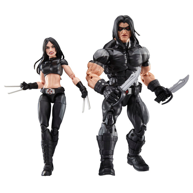 Blister 2 figuras X 23 Warpath X Force Marvel Legends 15cm