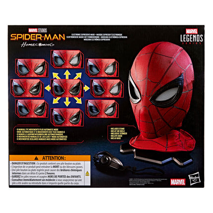 Mascara electronica Spider Man Homecoming Marvel Legends Series