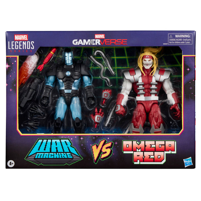 Blister 2 figuras Marvel s War Machine vs Marvel s Omega Red Gamerverse Marvel Legends Series 15cm