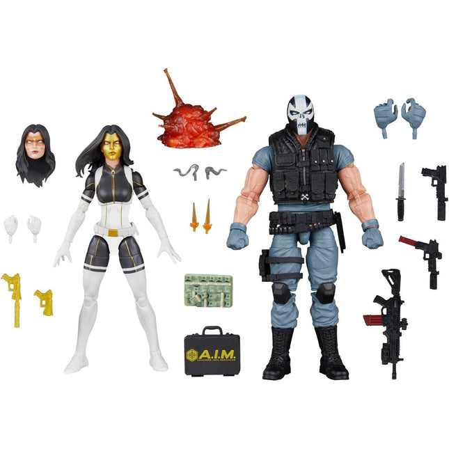 Blister 2 figuras Madame Masque Crossbones Super Villains Marvel Legends Series 15cm