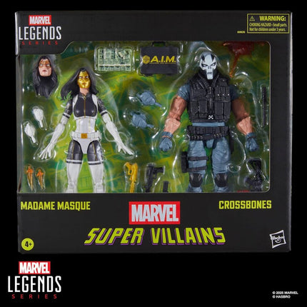 Blister 2 figuras Madame Masque Crossbones Super Villains Marvel Legends Series 15cm