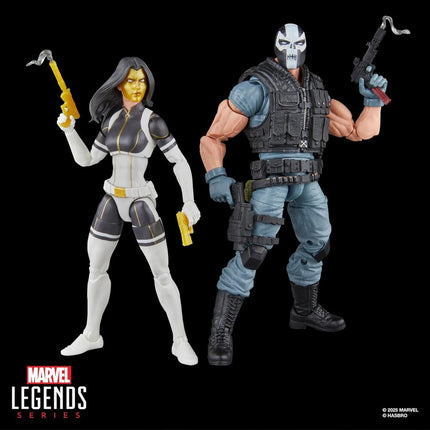 Blister 2 figuras Madame Masque Crossbones Super Villains Marvel Legends Series 15cm