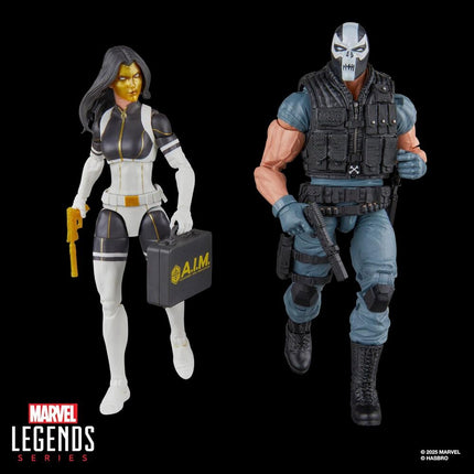 Blister 2 figuras Madame Masque Crossbones Super Villains Marvel Legends Series 15cm