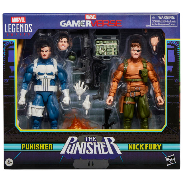 Blister 2 figuras Punisher Nick Fury The Punisher Gamerverse Marvel Legends Series 15cm