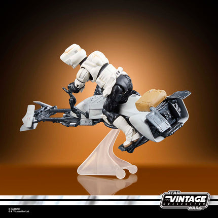 Figura Speeder Bike Scout Trooper Grogu the Mandalorian Star Wars 9cm