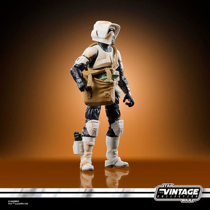 Figura Speeder Bike Scout Trooper Grogu the Mandalorian Star Wars 9cm