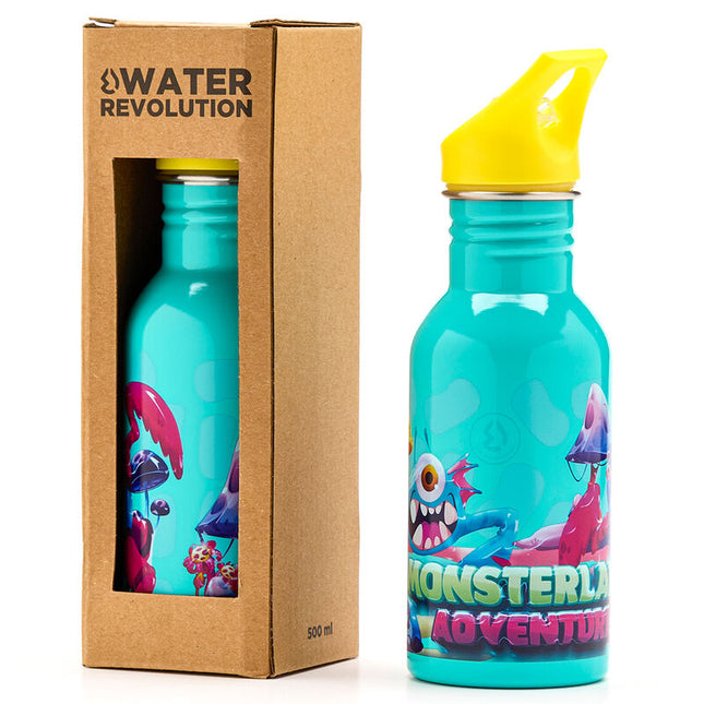 Cantimplora acero inoxidable Monsterland Water Revolution 500ml