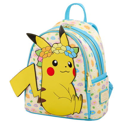 Mochila Floral Pikachu Pokemon Loungefly
