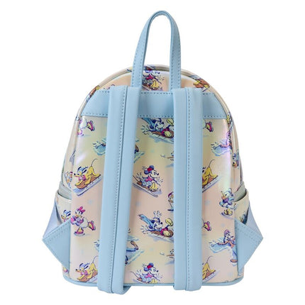 Set Mochila Diadema orejas Winter Wonderland Mickey and Friends Disney Loungefly 26cm