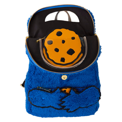 Mochila peluche monedero Cookie Monster Barrio Sesamo Loungefly