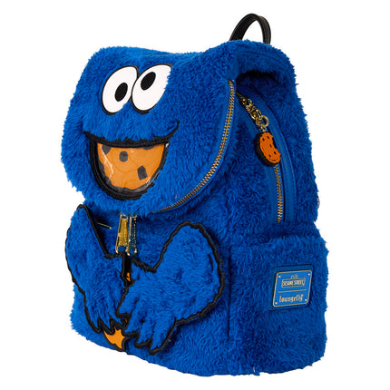 Mochila peluche monedero Cookie Monster Barrio Sesamo Loungefly