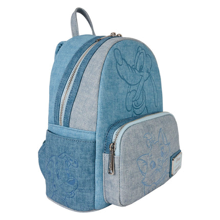 Mochila Denim Disney Loungefly 26cm