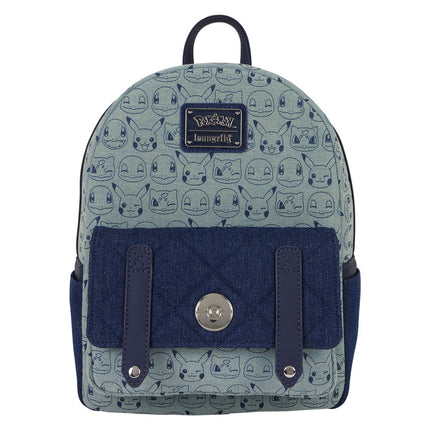 Mochila Denim Pokemon Loungefly 29cm