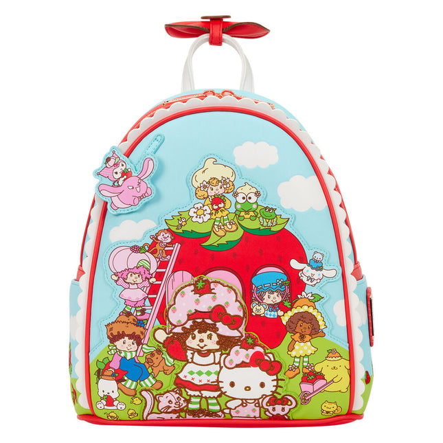 Mochila Shortcake Scented Hello Kitty Friends x Strawberry Loungefly 26cm