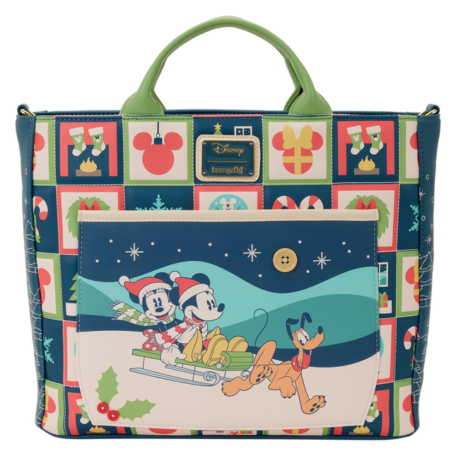 Bolso mochila Mickey Minnie Holiday Disney Loungefly