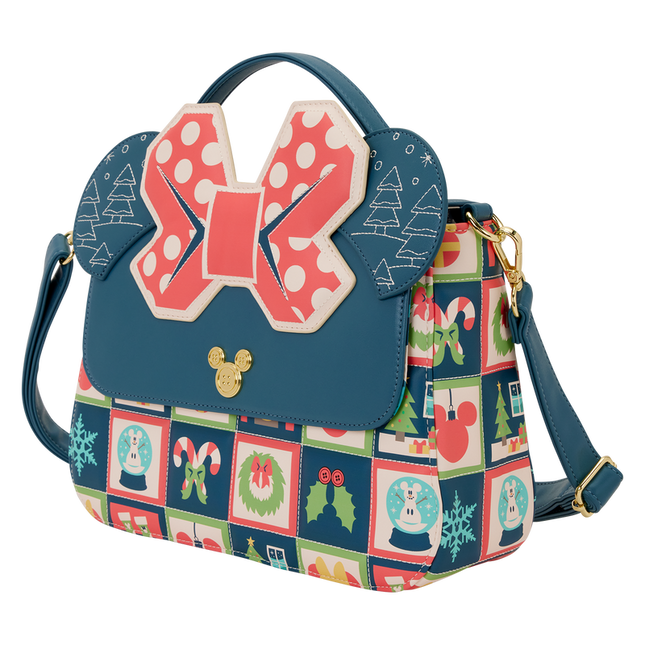 Bolso bandolera Mickey Holiday Disney Loungefly