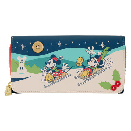 Cartera Mickey Minnie Holiday Disney Loungefly