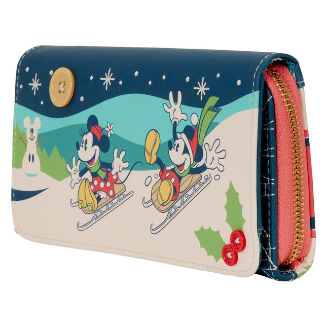 Cartera Mickey Minnie Holiday Disney Loungefly