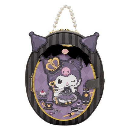 Mochila 20th Anniversary Kuromi Hello Kitty Loungefly 28cm