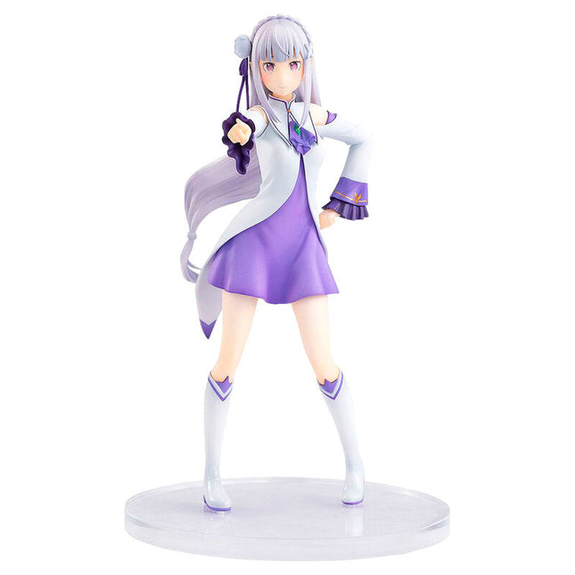 Estatua Emilia Re ZERO Starting Life in Another World 17cm