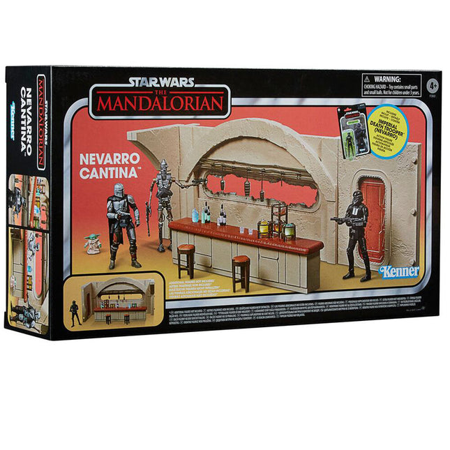 Escenario Nevarro Cantina figura Imperial Death Trooper Mandalorian Star Wars