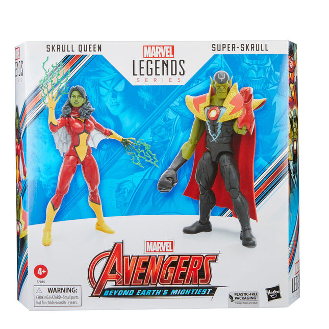 Figuras Skrull Queen Super Skrull Beyond Earth Mightiest Los Vengadores Avengers Marvel 15cm