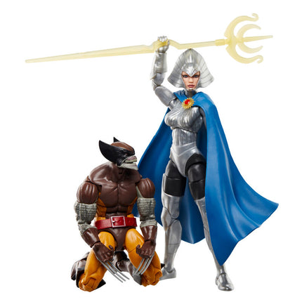 Blister figuras Wolverine y Lilandra NeramaniLegends Series Marvel 15cm